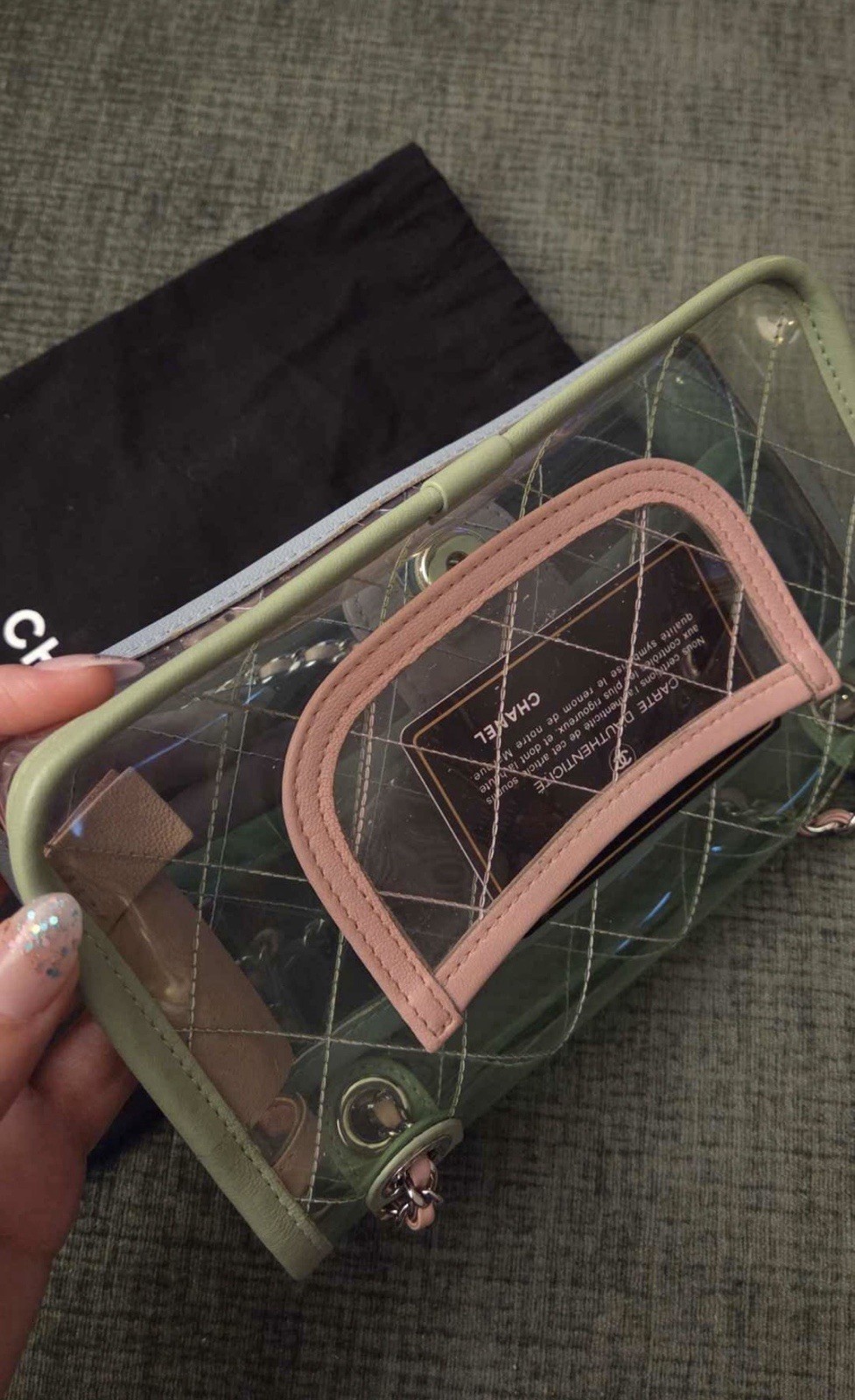 Chanel Coco Splash PVC Mini Rectangular Flap Bag - image 8