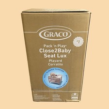 Graco Pack 'n Play Close2Baby Seat Lux Playard Soft Almond DB2724