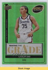 2025 Upper Deck World of Sports Making the Grade Green Azzi Fudd READ 1o5v
