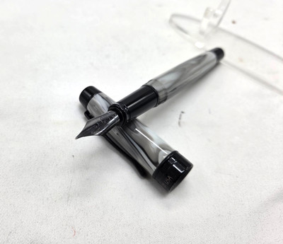 MONTEVERDE USA Prima Fountain Pen Gray Swirl EF Nib