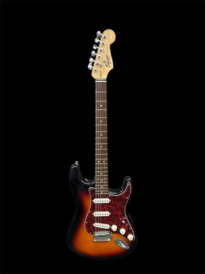 FENDER SQUIER STRATOCASTER 6 STRING SUNBURST ELECTRIC GUITAR! (AZP030223)
