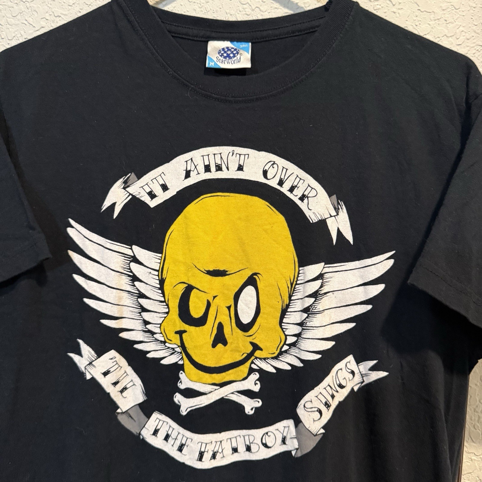 Vintage 90s Fatboy Slim It Ain’t Over This The Fat Man Sings Shirt Size Medium image 5