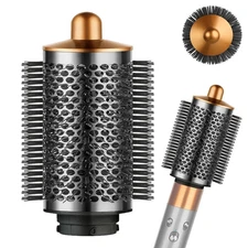 Dyson Airwrap Large Round Volumizing Brush - Nickel/Copper Fluffy Styler