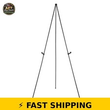 Amazon Basics Easel Display Stand, Lightweight  Portable, Black Steel