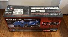 Tamiya Porsche 911 GT3 1/10 Scale RC Car 47496-60A Blue Painted Body TT02 NEW