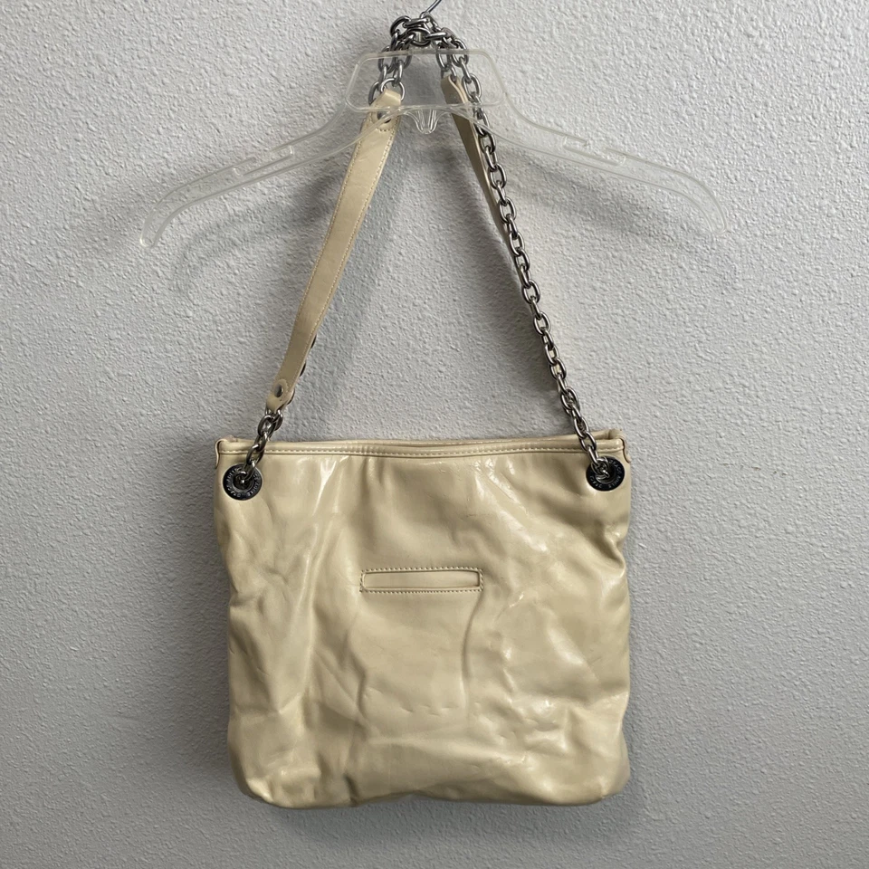 Grace Adele Elegante Alex Crema Beige Bolso de Mano Cartera Bolso de Hombro Forrado Acolchado Foto 4 de 4