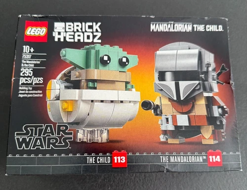 LEGO 75317 Star Wars Brick Headz The Mandolorian The Child 295pcs Set