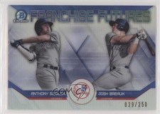 2018 Bowman Draft Franchise Futures Refractor Anthony Seigler Josh Breaux 1c1
