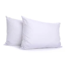  Twin Pack Bed Pillows, Set of 2 - Soft Down Alternative Pillows for King White