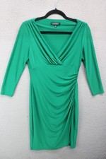 Lauren Ralph Lauren Kelly Green Ruched Babydoll Dress-Size 4-Office-Career