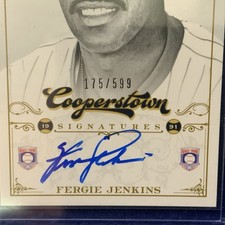 Autograph Fergie Jenkins Baseball Cards for sale | eBay