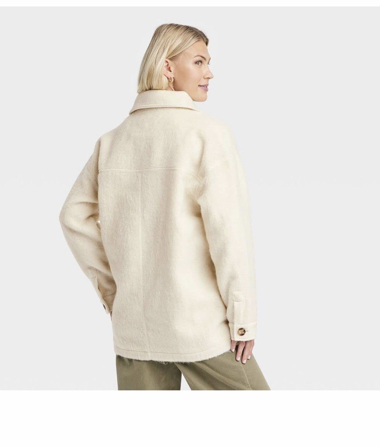 Universal Thread Wool Blend Oversized Shacket Jac… - image 12