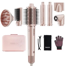 7 in 1 Hair Styler & Hair Dryer Brush, 110,000 RPM High-Speed Blow Dryer with...