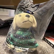 Raising Cane's 2023 Holiday Promotional Plush Puppy Collectible Yellow Green
