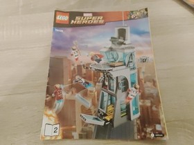LEGO Marvel Super Heroes Avengers Thor Loki Manual Instruction Book Lot