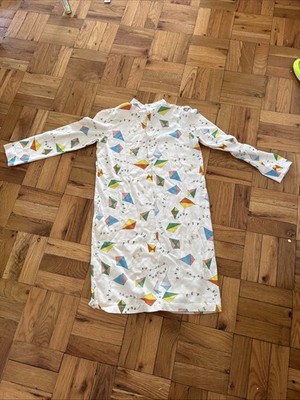 Bobo Choses Kids Dress Kite Pattern Size 12 Unisex %100 Cotton