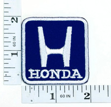Embroidered Patch - Iron-on - Racing - Drifting - Import - Blue/White - Honda