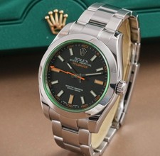 ROLEX MILGAUSS 116400 BLACK DIAL BOX AND CERTIFICATES