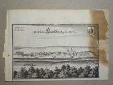 Haselfelde Hasselfelde Harz Wappen Topographia Lüneburg Merian Kupferstich 1654
