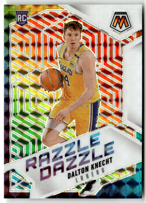 Panini Mosaic NBA 2024-25 No. 11 Dalton Knecht Rookie Razzle Dazzle Case Hit SSP