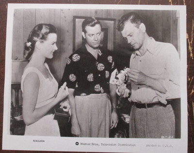 PRESS PROMO PHOTO MOVIE NIAGARA STARRING JEAN PETERS MAX SHOWALTER 8X10 S268