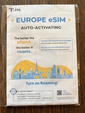 Europe E-Sim Auto Activating