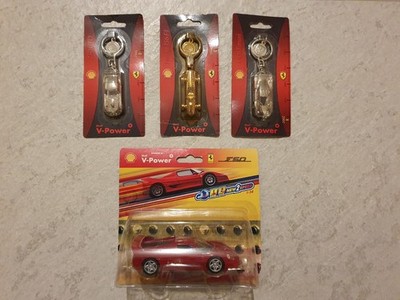 Modelle Spielzeug Schlüsselanhänger - Shell Ferrari -250GTO/ 156 F1/  Enzo -Neu
