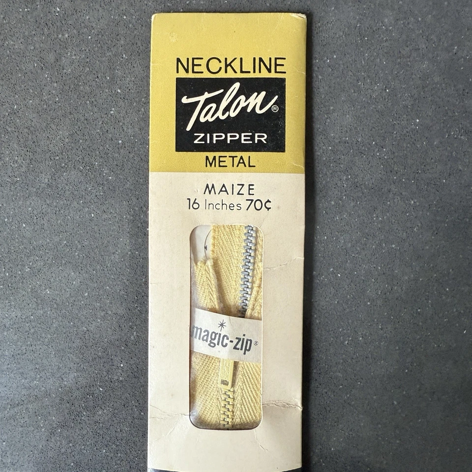 Новые из старых запасов винтажные металлические молнии с когтями | лот из 4 | 10–24 дюйма | сделано в США - Изображение 3 из 4