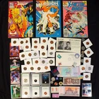 Collection X-Factor, Legion & New Warrior Comics Coin Card Stamps Meteorite 2135