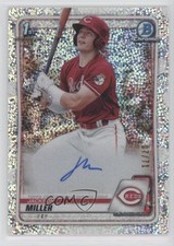2020 Bowman Draft Chrome Picks Sparkle Refractor 7/71 Jackson Miller Auto 4n0