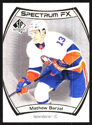 2021-22 SP Authentic #S-39 Mathew Barzal Spectrum FX