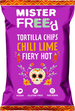 Mister Free'd Tortilla Chips Chili Lime 12 x 135g (BBE 07/03/26)