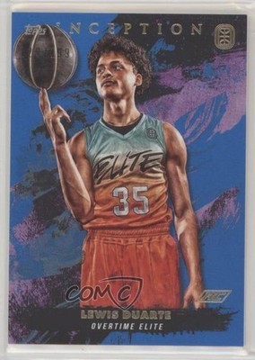 2021-22 Topps Inception OTE Overtime Elite Blue 128/199 Lewis Duarte #50 12od