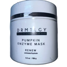 DRMTLGY Pumpkin Enzyme Mask Exfoliating Facial 5.5 oz Renew Jojoba Beads