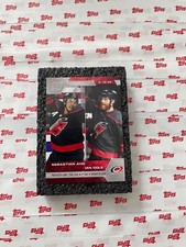 2021-22 NHL Topps NOW® Sticker #486 🏒 Sebastian Aho / Ian Cole 🏒 Hurricanes