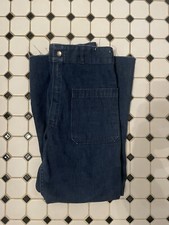 Vintage 1980's Seafarer USN Navy Sailor Utility Wide Leg Bell Bottom Slacks