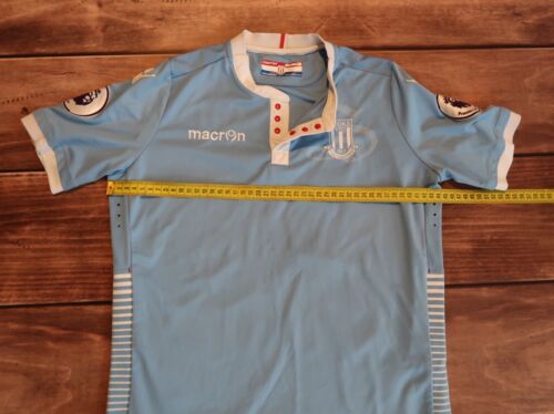✅Macron Football Shirt Stoke City Shaqiri #22 Away Fußball Trikot, Jungen Gr. L - Bild 20 von 20