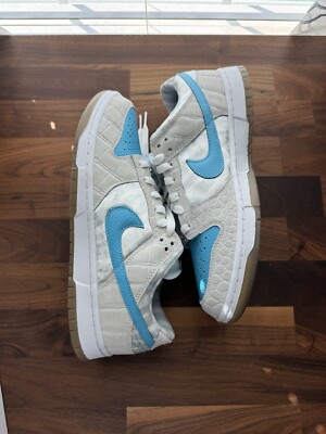 Dunk Low By You ID Blue Grey White FJ2253-901 Mens Sz 9.5/ Womens Sz 11 No Lid