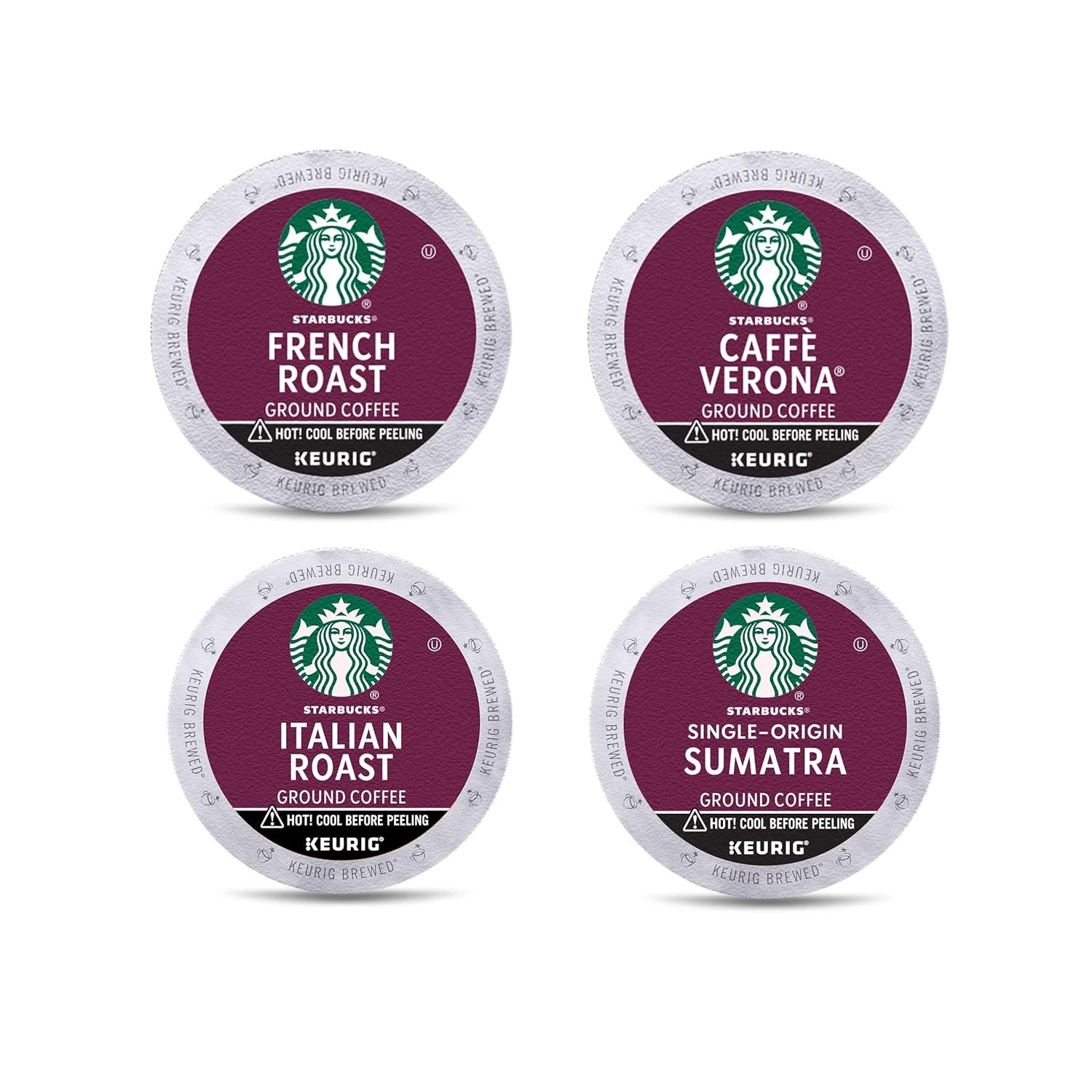 Кофейные стручки Starbucks K-Cup Coffee Pods, упаковка для различных сортов кофе темной обжарки для пивоваров Keurig,