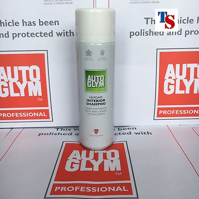 6 x Autoglym Hi-Foam Innenraum Shampoo (saubere Sitze Teppich Vinyl Kunststoff ORIGINAL)