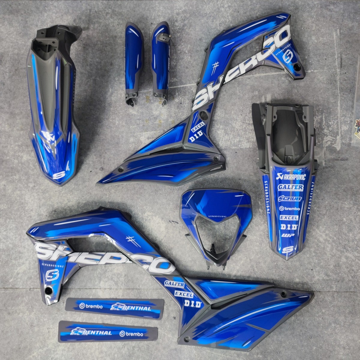 Sherco - Complete Plastics Kit SE/SEF 12-16' Sherco - Complete Plastics Kit SE/SEF 12-16'