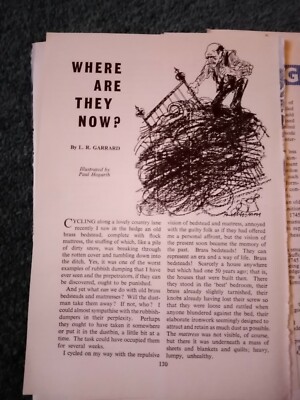 Tv1 Ephemera 1961 Artikel Wo sind sie jetzt l r Garrard 