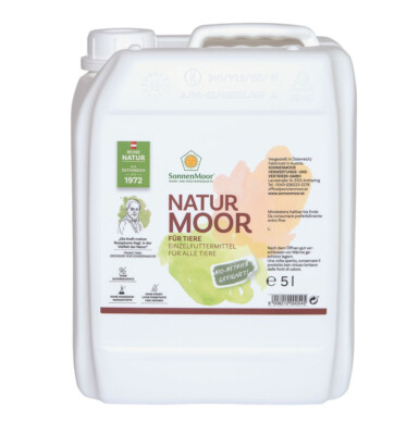 Frühjahrsaktion SonnenMoor Naturmoor für Pferde/ Tiere 5 Liter Kanister