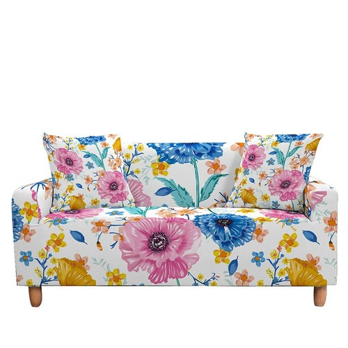 Stretch Sofa Cover 3D Flowers Couch Covers Elastic Slipcovers For Living Room - Foto 20 di 40