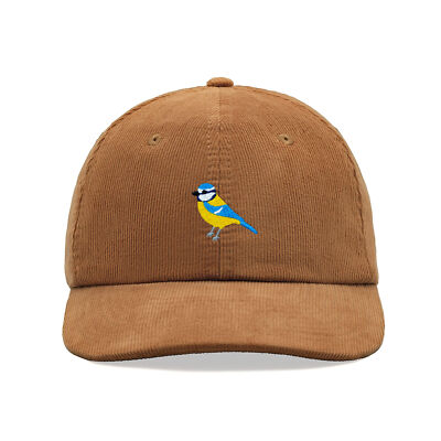 Blaumeise Cord Baseball Cap Vintage Unisex Papa Mütze Vogelbeobachter lustig Mama