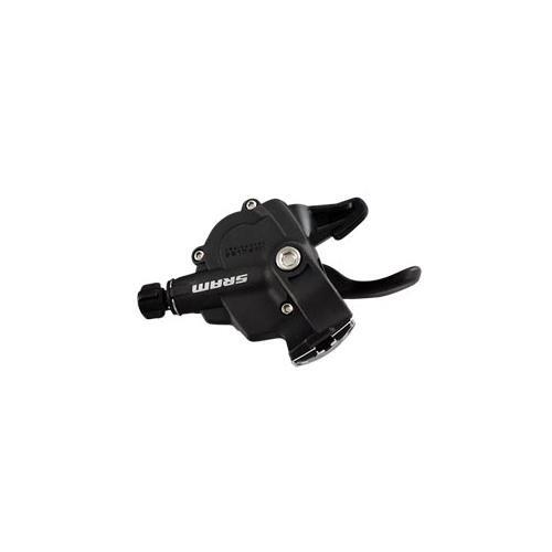 Manette VTT droite 7 vitesses avec commande Trigger x3 push-pull noire