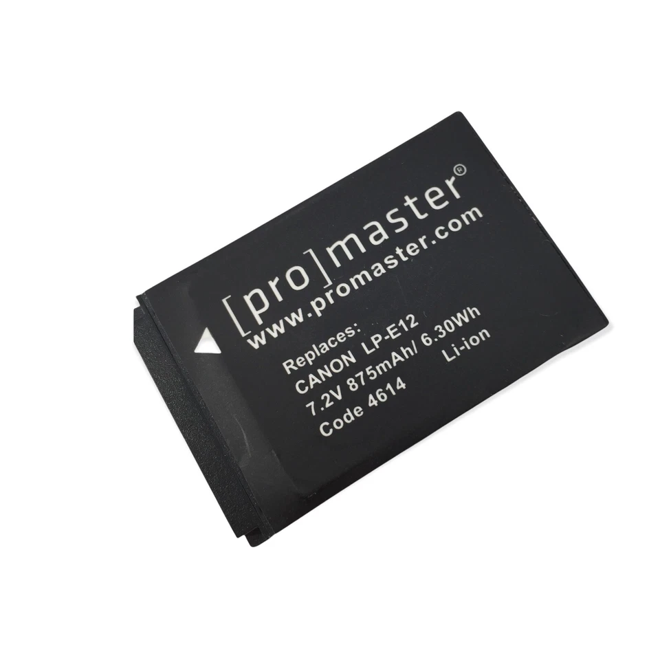 ProMaster 4614 Lithium-Ion Camera Battery Compatible w/ Canon LP-E12 Replacement - Image 3 of 4