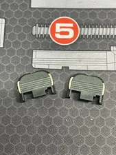 Glock OEM Slide Back Cover Plate - Black Serrated SP00133 Gen 1-4 2 Pack