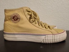 PF Flyers Bob Cousy Mr. Basketball Beige Cream Tan High Tops, Mens Size 8
