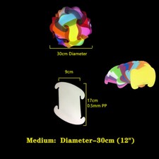 10 colour mixed Ceiling Lampshade IQ Puzzle Jigsaw Light Lamp Shade 30cm Medium